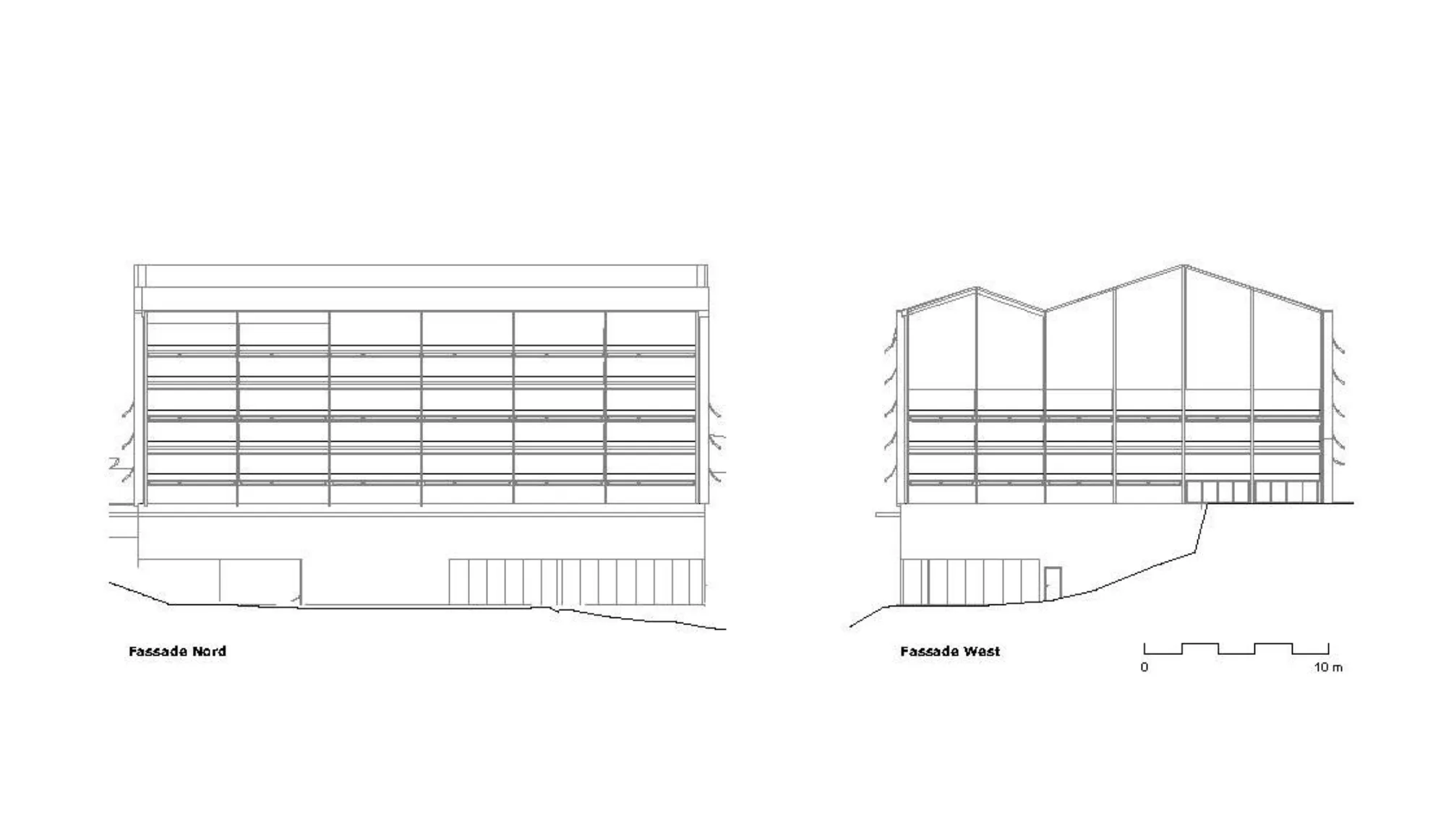 Fassade Nord und West