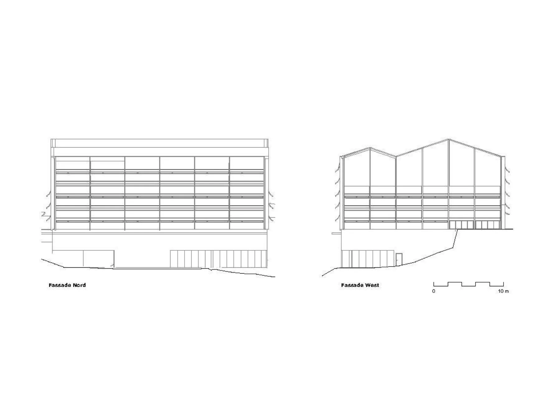 Fassade Nord und West